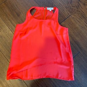 Red Dress Shirt Tank Top from Pink Rose